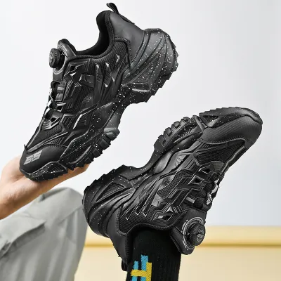 Sports Rotary Button Armor Sneakers